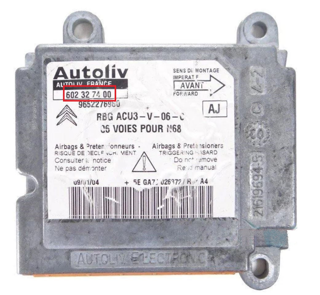 Airbag Reset for Citroen (~2009)