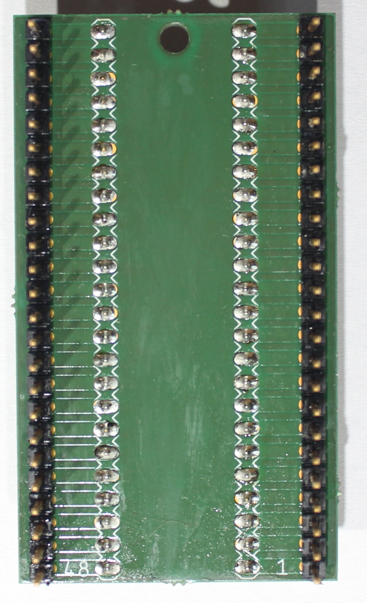 QFP48 socket to DIP48 Adapter