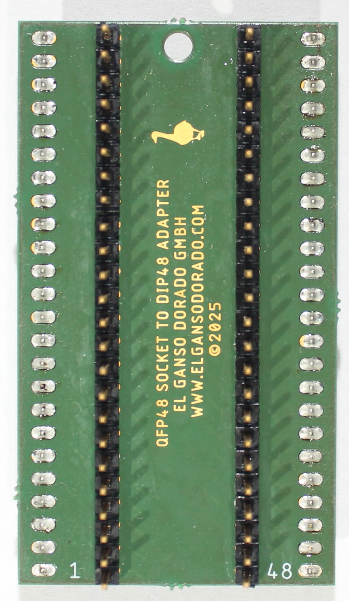 QFP48 socket to DIP48 Adapter